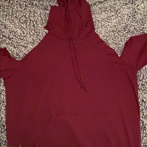 Cold shoulder distressed sweatshirt